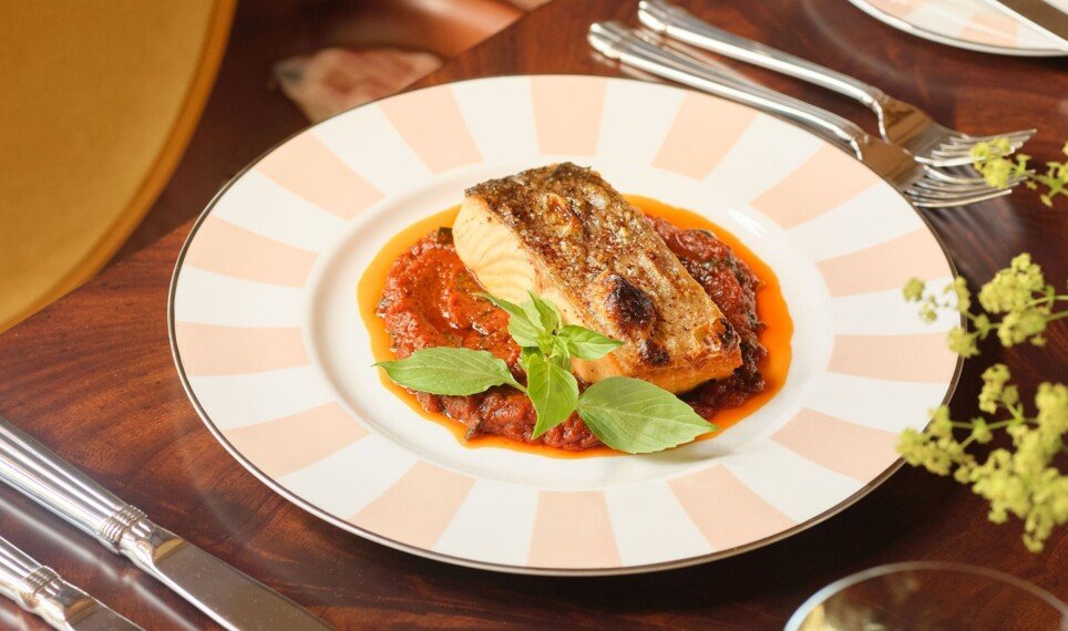 KYNHurlingham Main Salmon tomato and basil dressing  (4) 